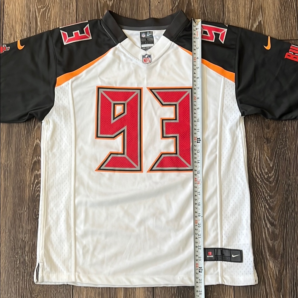 NWT NFL Tampa Bay Buccaneers Gerald McCoy #93 Jersey Nike On Field Youth L 14/16 - Picture 13 of 13